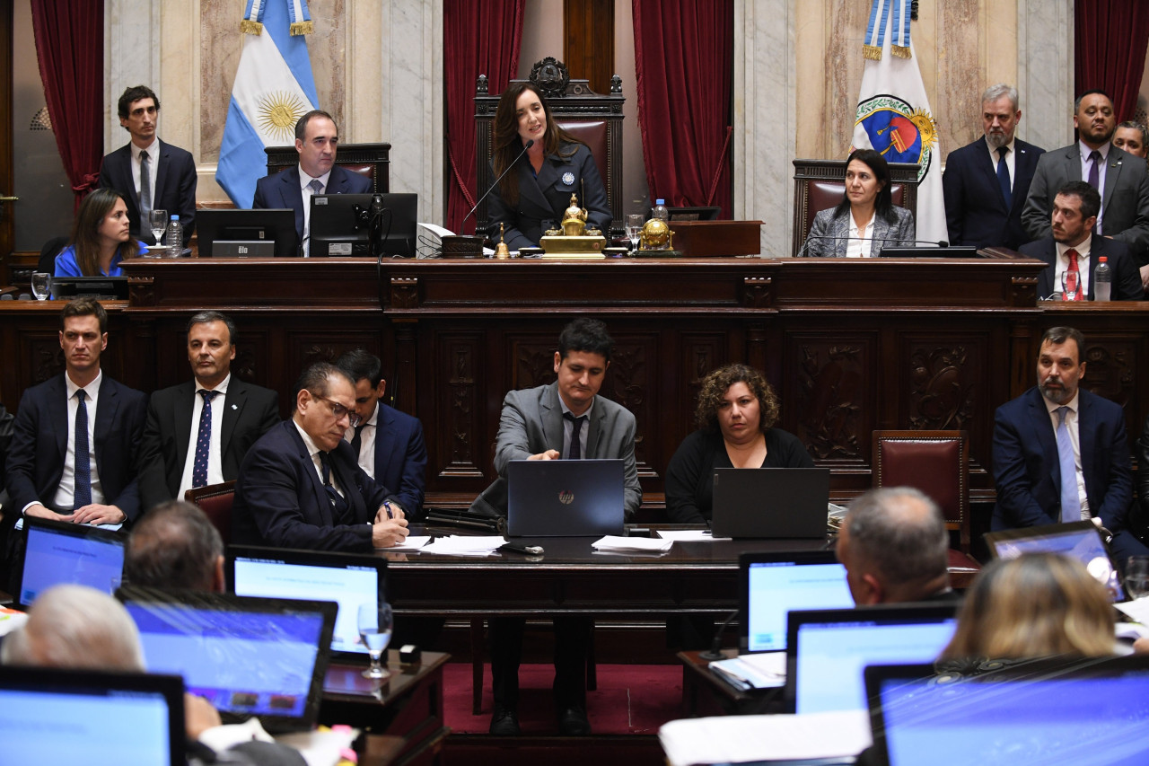 Ley Bases: el Senado aprobó el mega proyecto en general con el desempate de Victoria Villarruel. NA