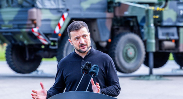 Volodimir Zelenski, presidente de Ucrania. Foto: EFE.