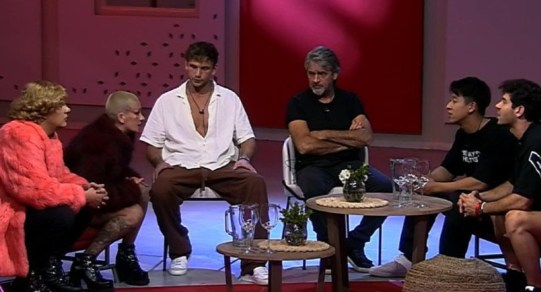 Tensión en Gran Hermano. Foto: Captura.