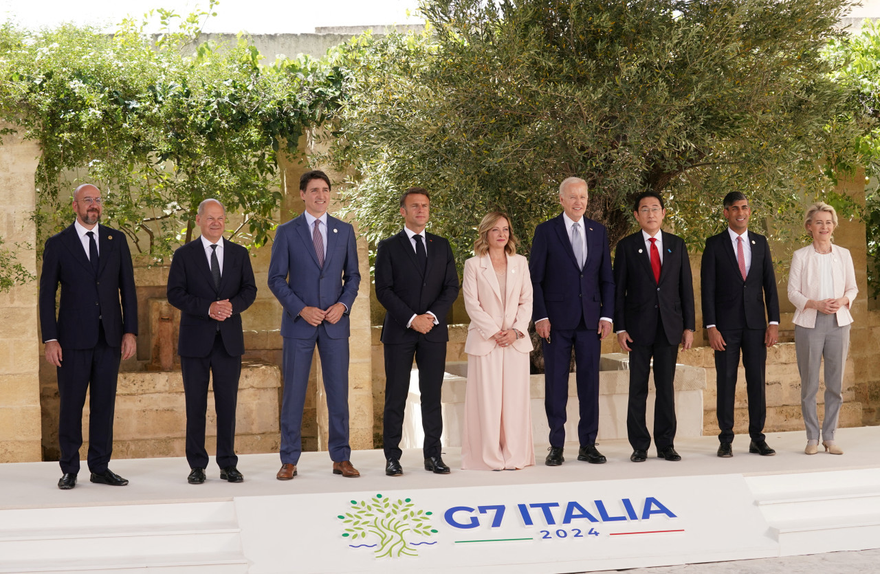 Cumbre del G7 en Italia. Foto: Reuters.
