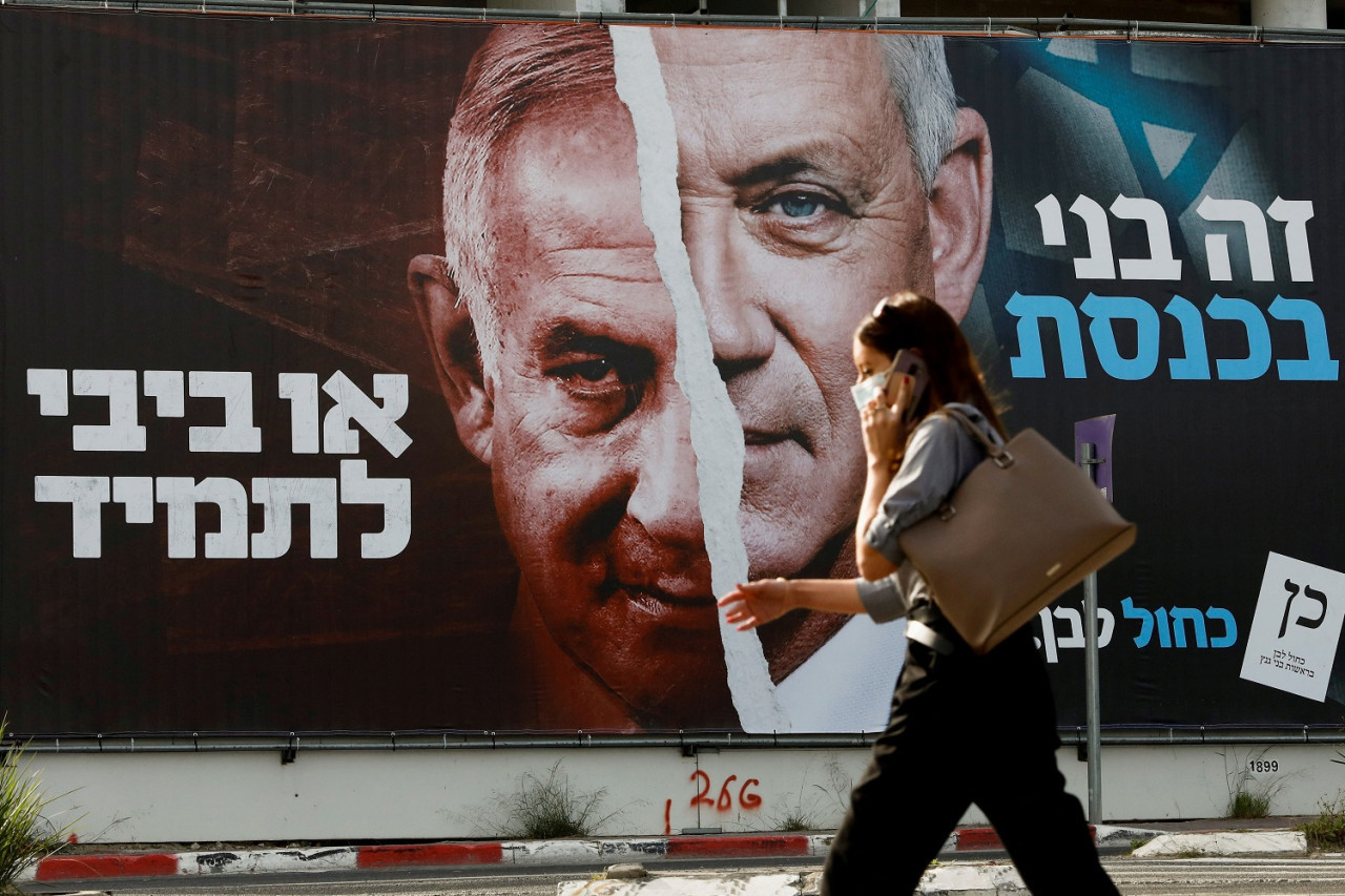 Beny Gantz llamó a convocar elecciones por el "mal gobierno" de Netanyahu. Foto: Reuters