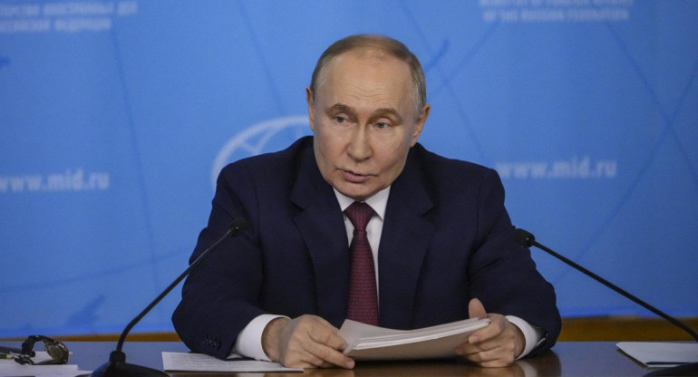 Vladimir Putin, presidente de Rusia. Foto: EFE.