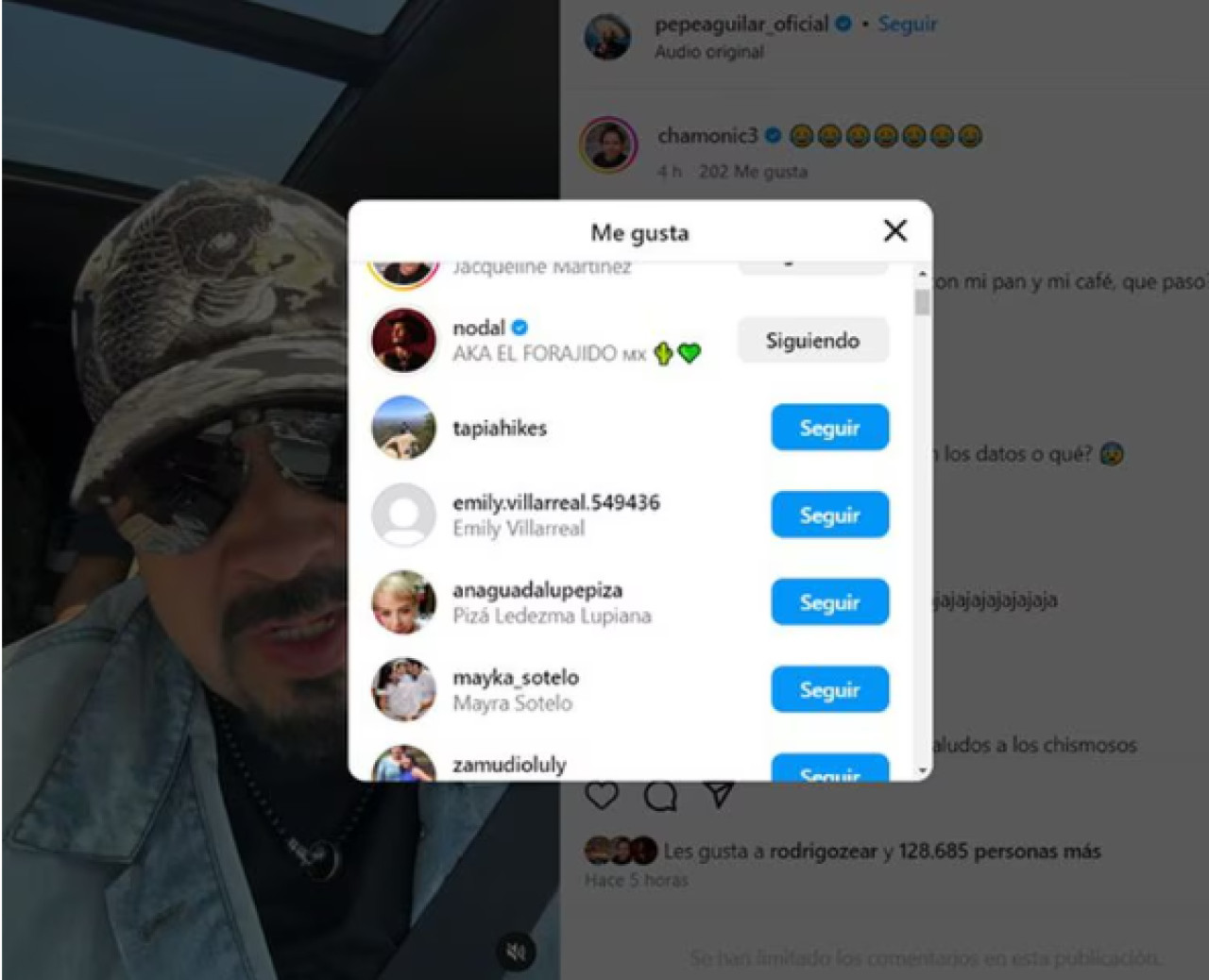 Christian Nodal apoyó el video de Pepe Aguilar. Foto: Instagram.