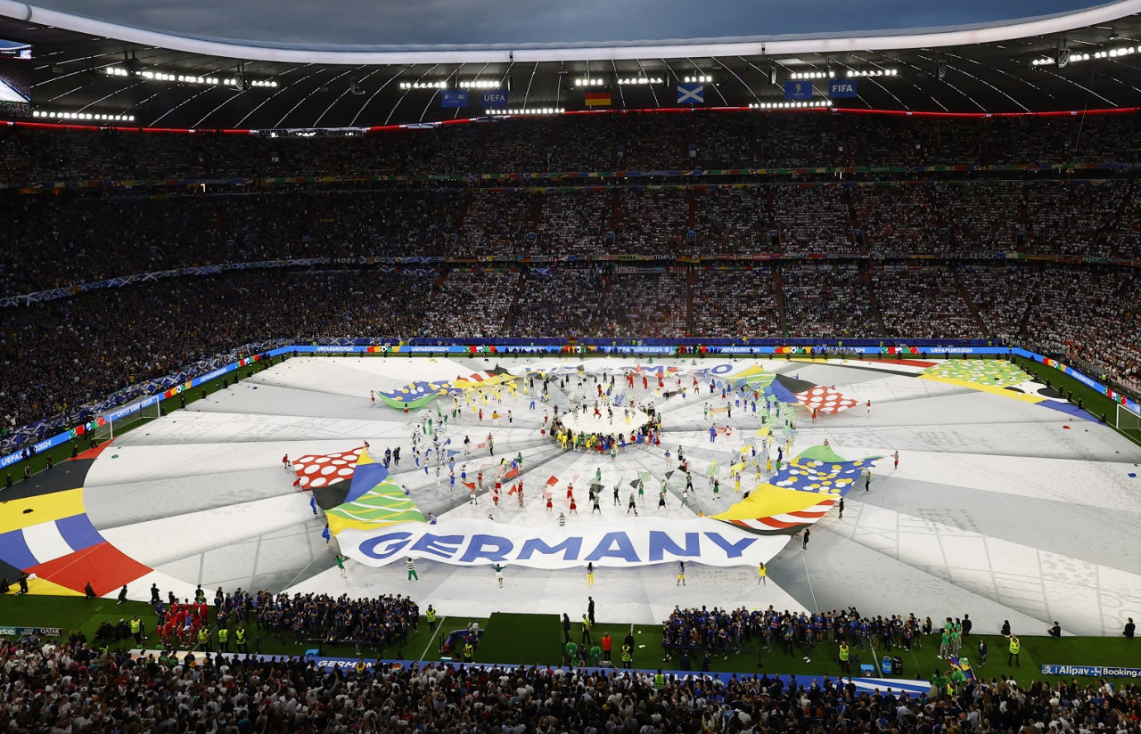 Apertura Eurocopa 2024. Foto: Reuters