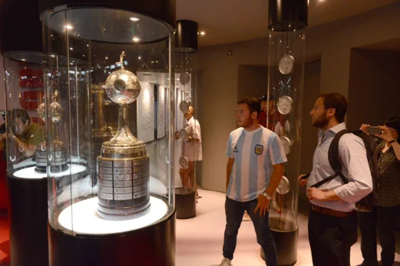 Visitas guiadas en el Museo de River Plate. Foto NA.