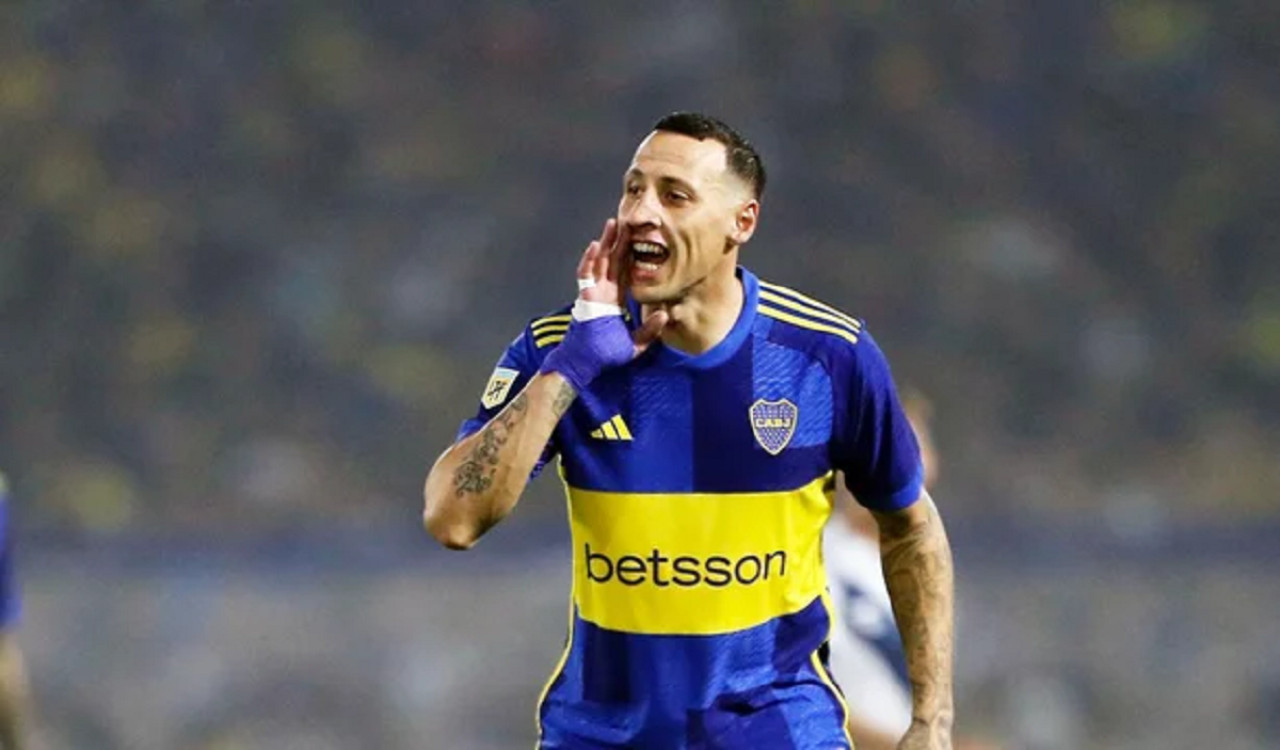 Cristian Lema, Boca vs Vélez. Foto: NA