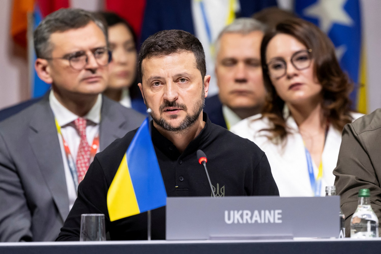 Volodimir Zelenski, presidente de Ucrania. Foto: Reuters