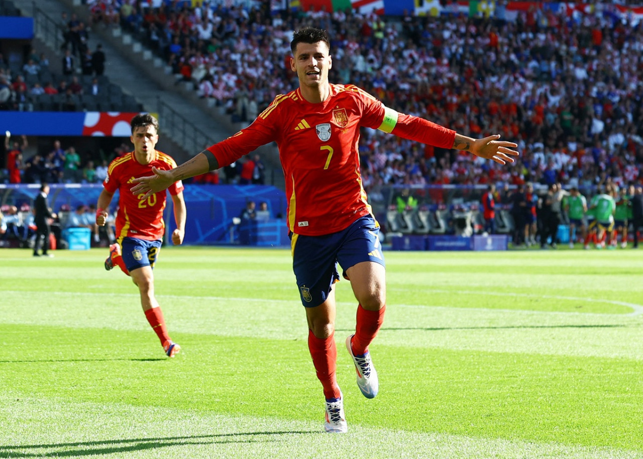 Álvaro Morata; Selección de España; Eurocopa. Foto: Reuters.