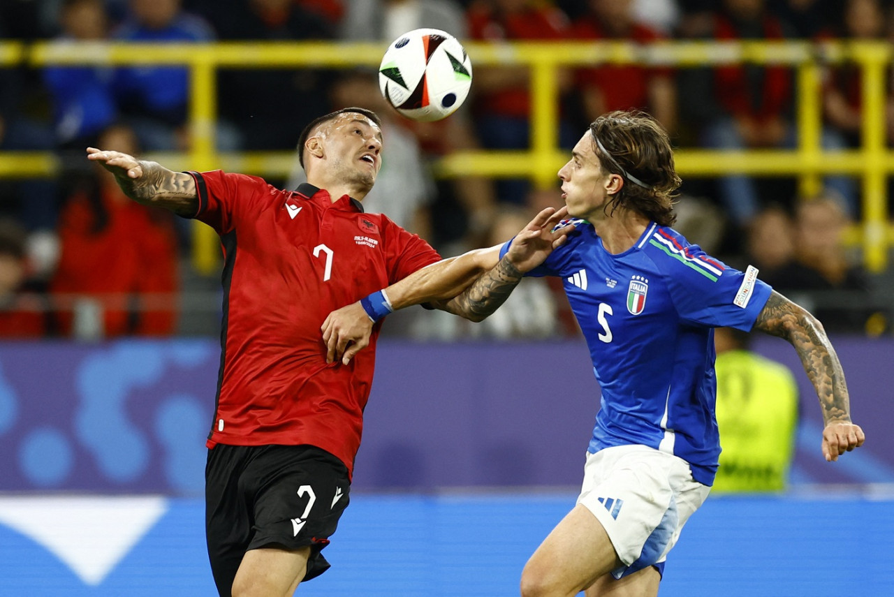 Italia vs Albania, Eurocopa. Foto: Reuters