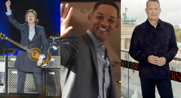 Paul McCartney, Will Smith y Tom Hanks. Fotos: NA.