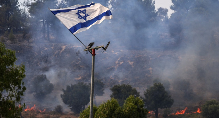 Ataque de Hezbollah en la frontera entre El Líbano e Israel. Foto: Reuters