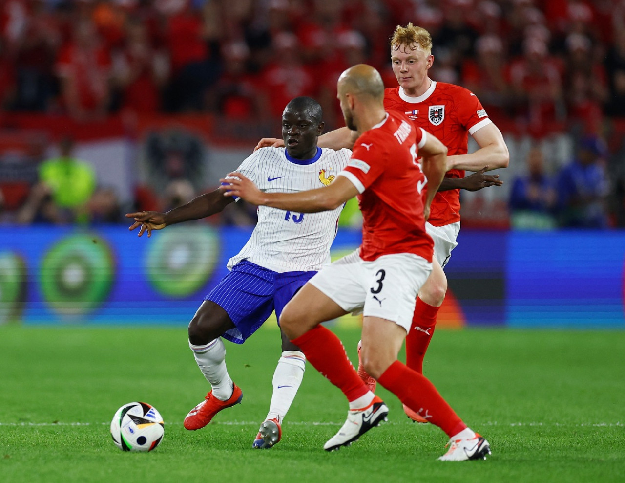Ngolo Kanté; Selección de Francia; Eurocopa 2024. Foto: Reuters.