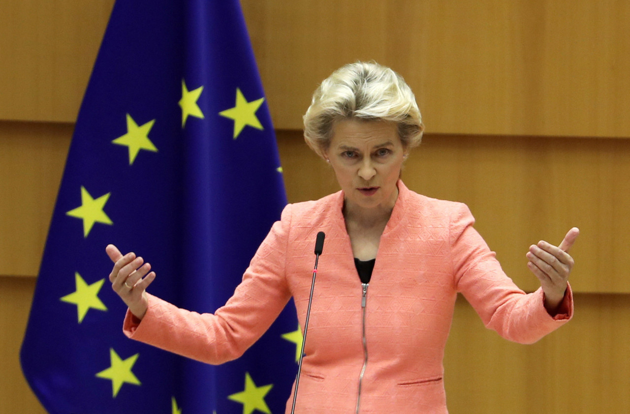 Ursula von der Leyen, presidenta de la Comisión Europea. Foto: Reuters