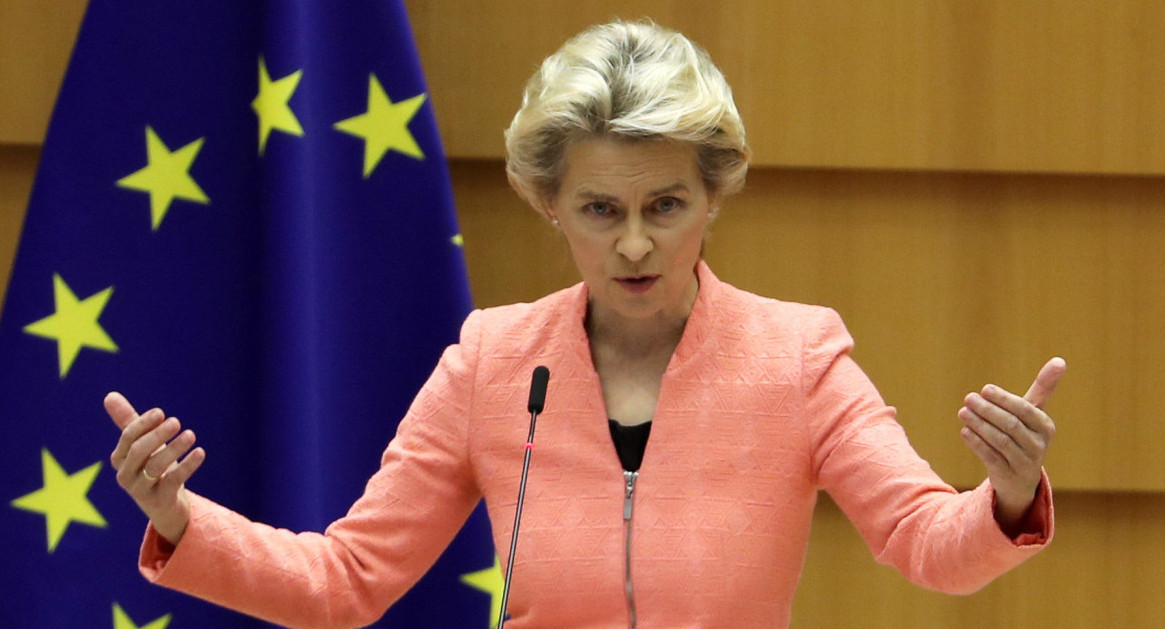 Ursula von der Leyen, presidenta de la Comisión Europea. Foto: Reuters