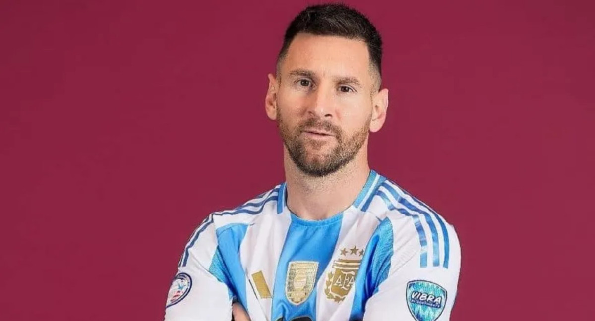 Lionel Messi, listo para la Copa América. Foto: X @CopaAmerica