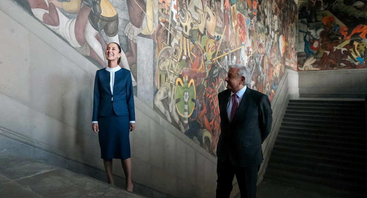 López Obrador y Claudia Sheinbaum, México. Foto: EFE