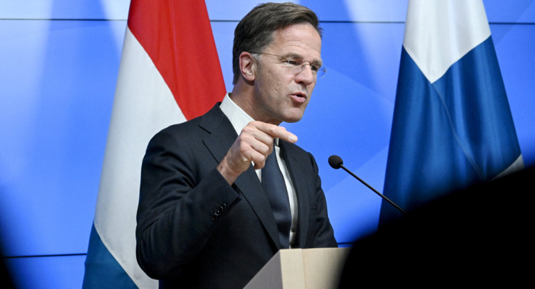 Mark Rutte, primer ministro de Países Bajos. Foto: Reuters