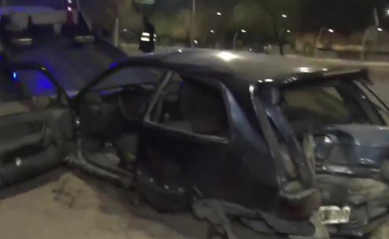 Insólito accidente en Mendoza. Foto: captura