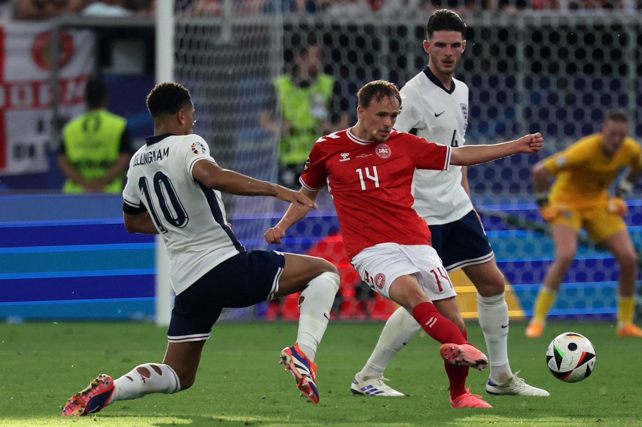 Inglaterra vs Dinamarca, Eurocopa. Foto: EFE