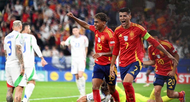 España vs Italia, Eurocopa. Foto: Reuters