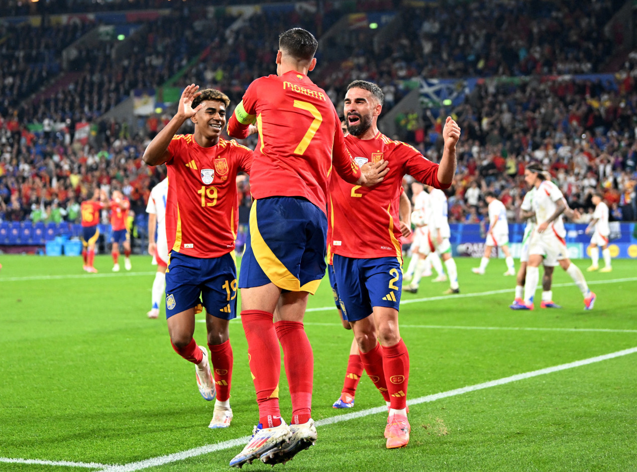 España vs Italia, Eurocopa. Foto: Reuters
