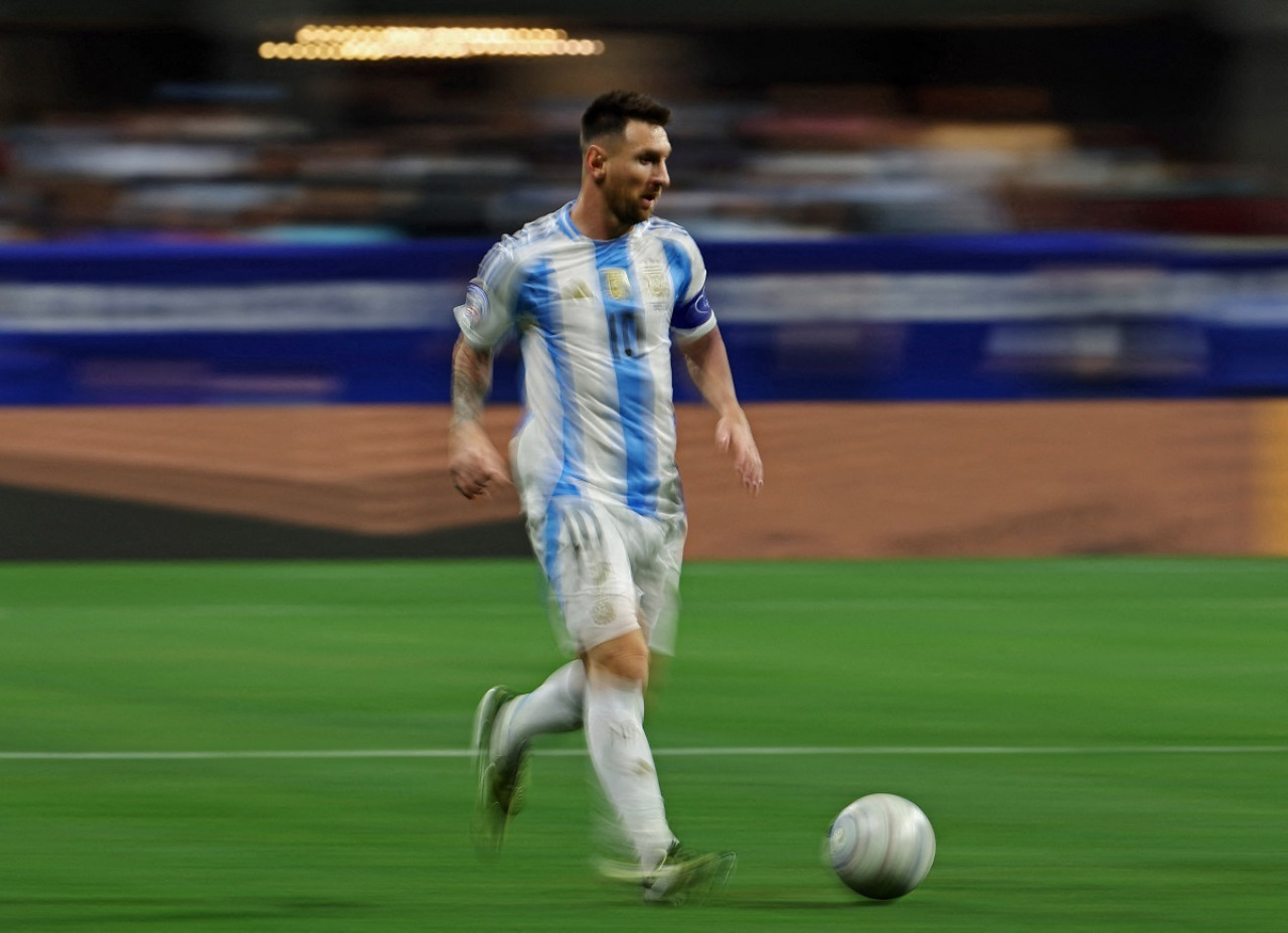 Lionel Messi; Selección Argentina vs. Canadá; Copa América 2024. Foto: Reuters.