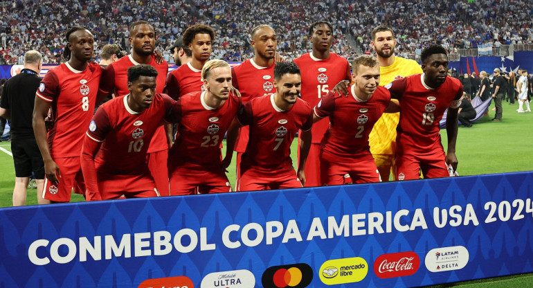 La Selección de Canadá en la Copa América 2024. Foto: Reuters.