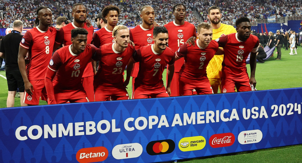 La Selección de Canadá en la Copa América 2024. Foto: Reuters.