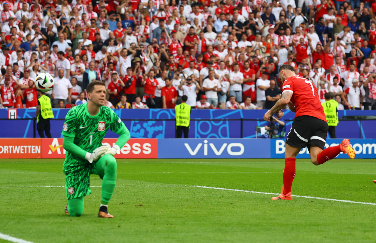 Polonia vs Austria, Eurocopa. Foto: Reuters