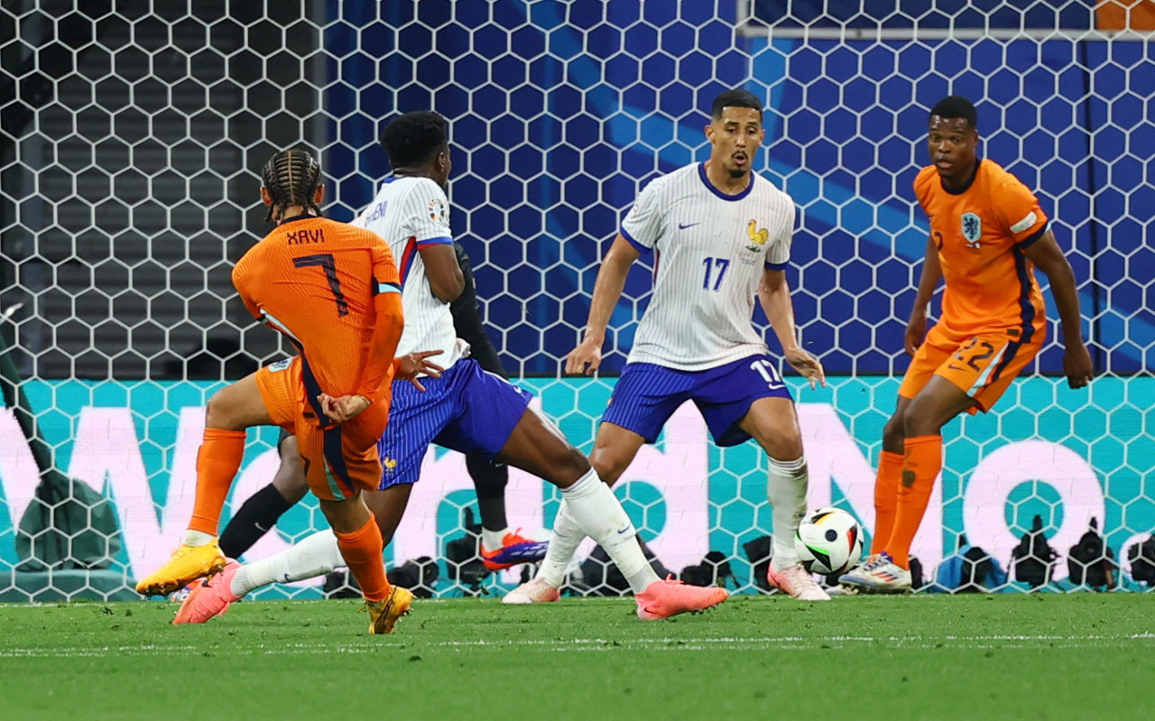 Países Bajos vs Francia, Eurocopa. Foto: Reuters
