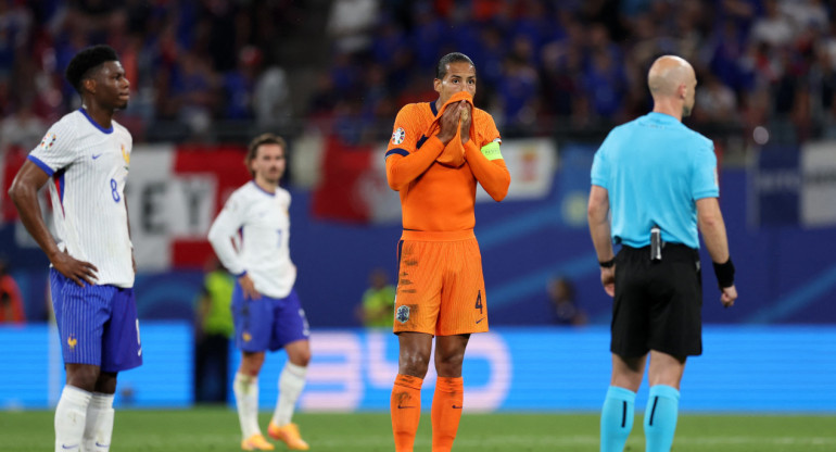 Países Bajos vs Francia, Eurocopa. Foto: Reuters