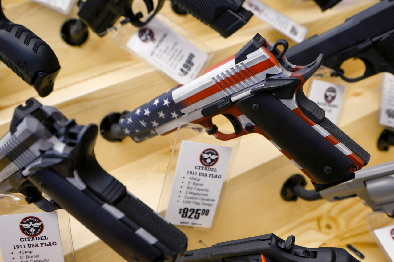 Compra de armas en Estados Unidos. Foto: Reuters