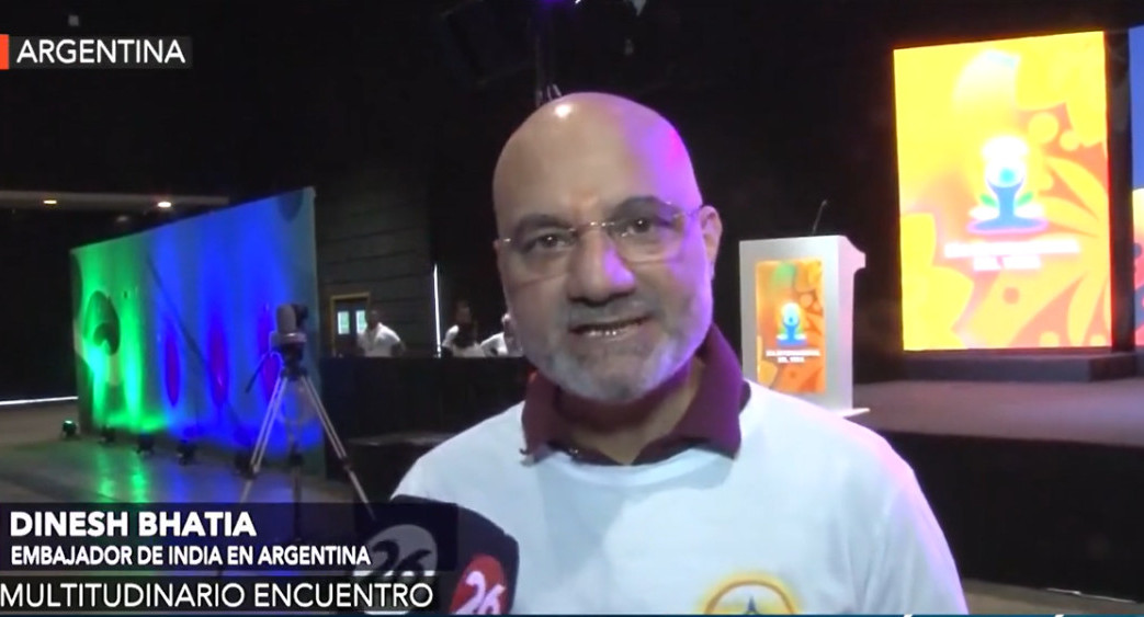 Dinesh Bhatia, embajador de la India en Argentina.