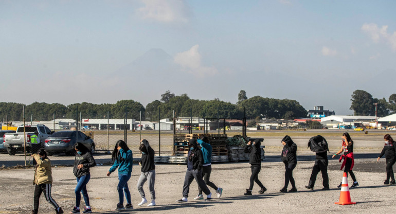 Migrantes deportados en Estados Unidos. Foto: EFE