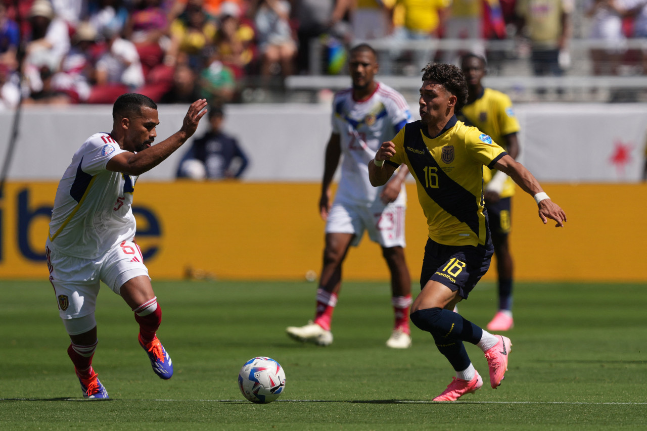 Ecuador vs Venezuela, Copa América. Foto: Reuters