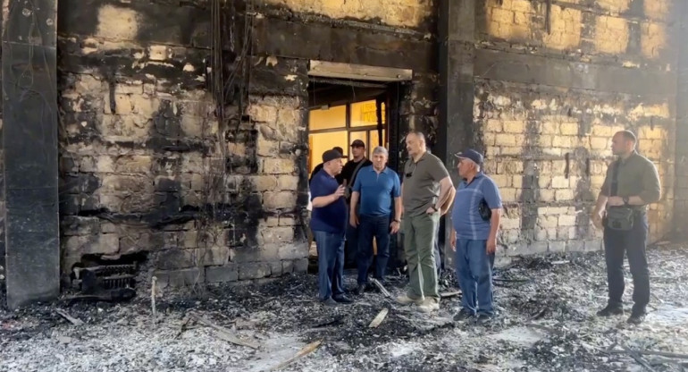 Atentado en Daguestán, Rusia. Foto: Reuters.