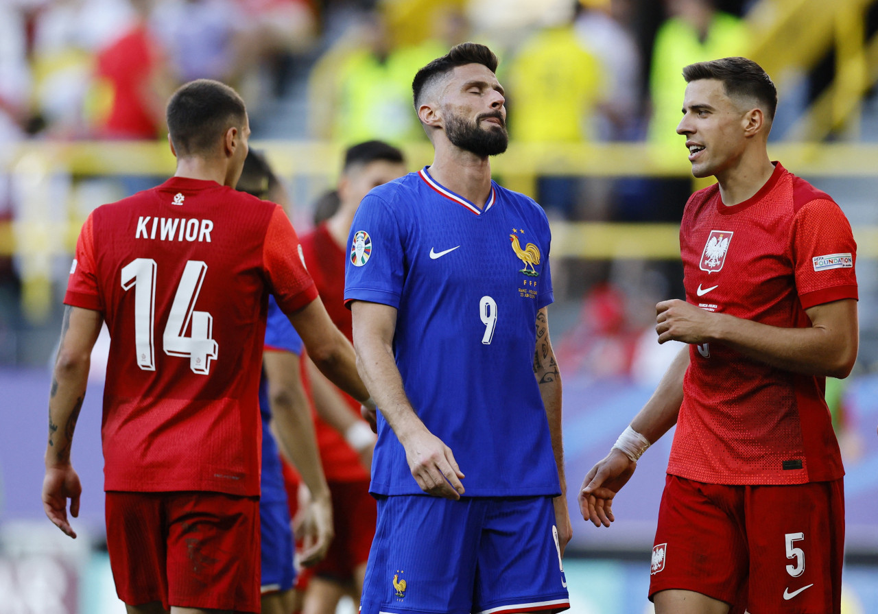 Polonia vs Francia, Eurocopa. Foto: Reuters