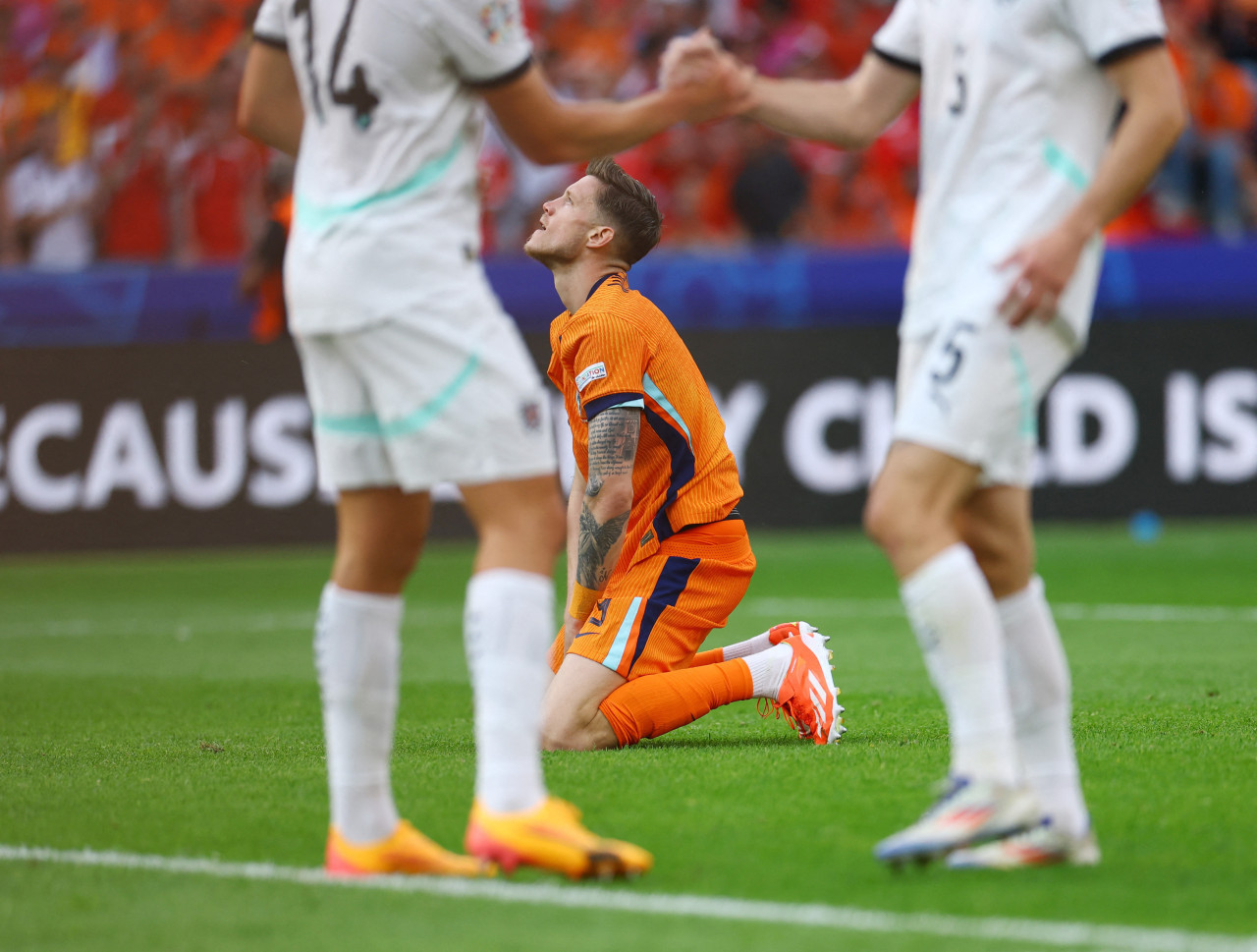 Países Bajos vs Austria, Eurocopa. Foto: Reuters