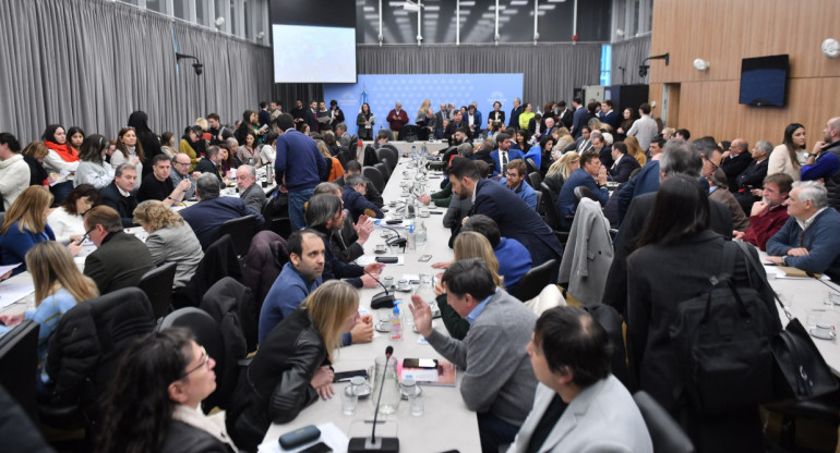 INAS BAIRES, JUNIO 25: Inicio del plenario de comisiones de la Cámara de Diputados que trata el proyecto de ley de Bases. Foto NA