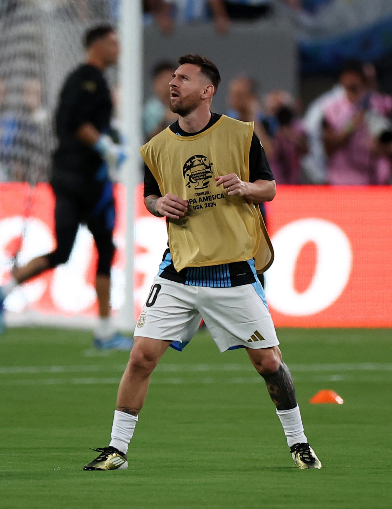 Lionel Messi, en el MetLife Stadium. Foto: Reuters.