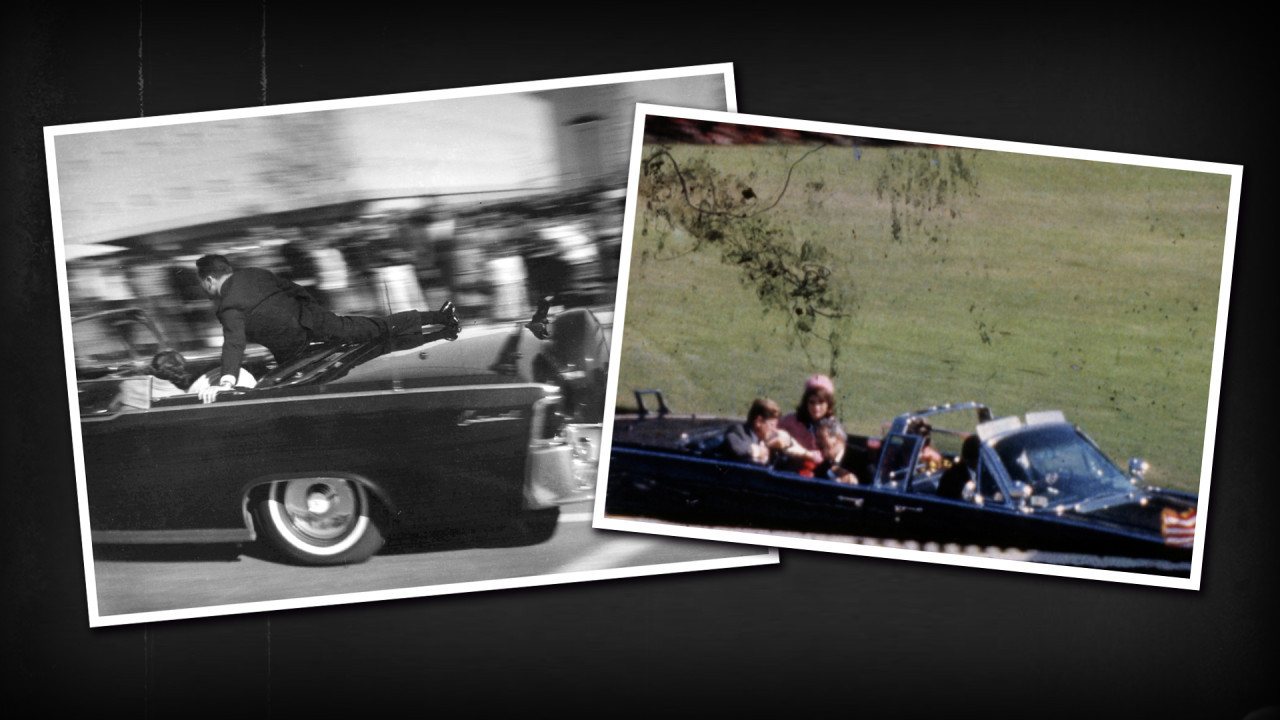 Asesinato de John F. Kennedy. Fotos: capturas  de video.