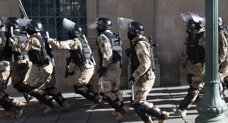 Denuncian golpe de Estado y levantamiento militar en Bolivia. Foto: EFE