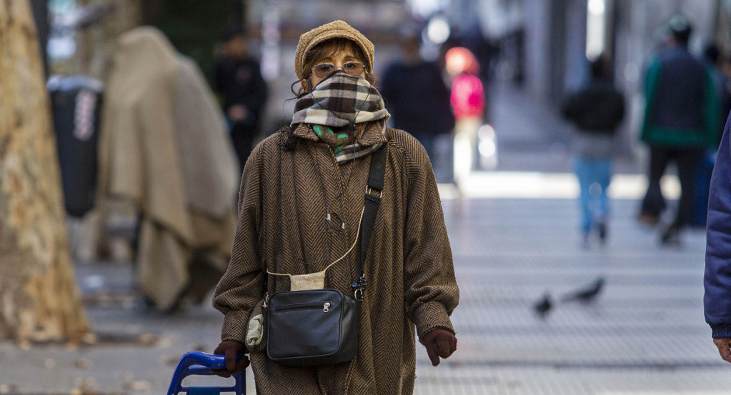 Ola polar en Buenos Aires. Foto: NA