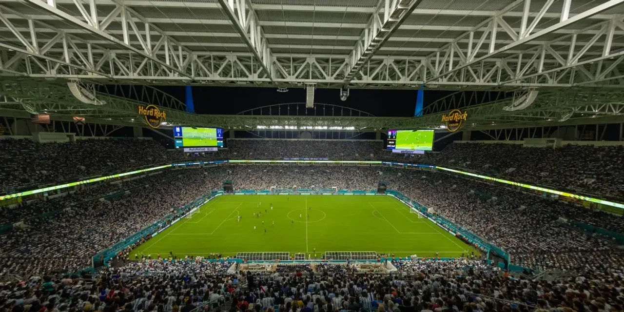 El Hard Rock Stadium de Miami albergará también la final. Foto: NA.