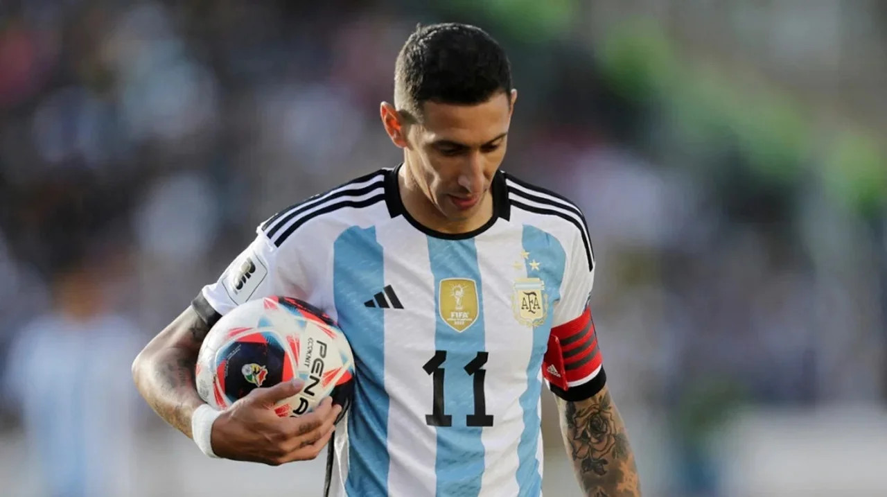 Ángel Di María, uno de los máximos ídolos de la Selección Argentina. Foto: NA.