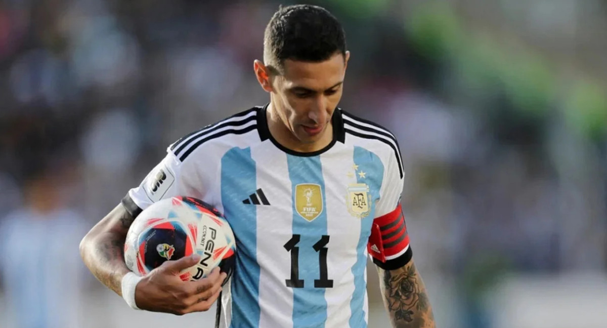 Ángel Di María, uno de los máximos ídolos de la Selección Argentina. Foto: NA.