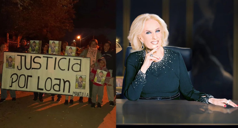 El caso Loan cambiará la temática del programa de Mirtha Legrand. Foto: NA