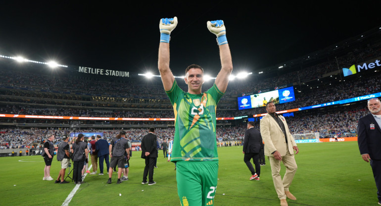 Dibu Martínez, Selección Argentina. X: @Argentina