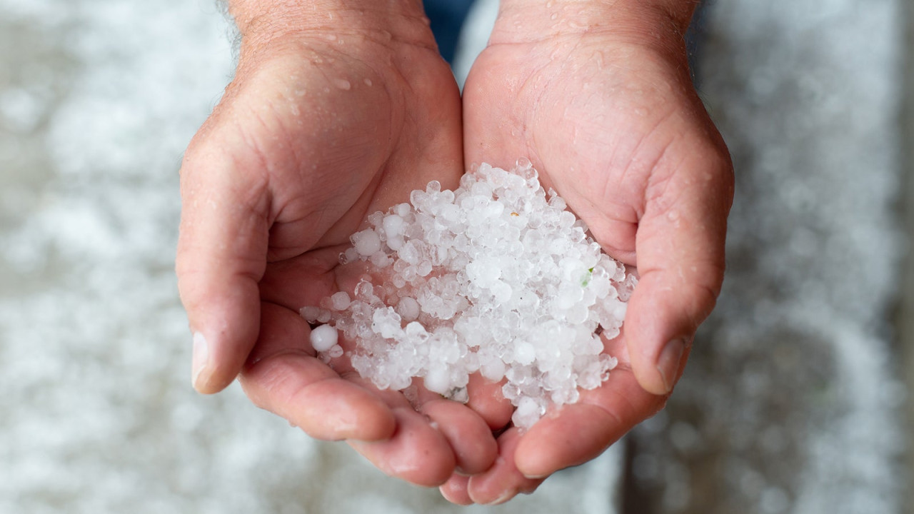 Graupel. Foto: Pexels