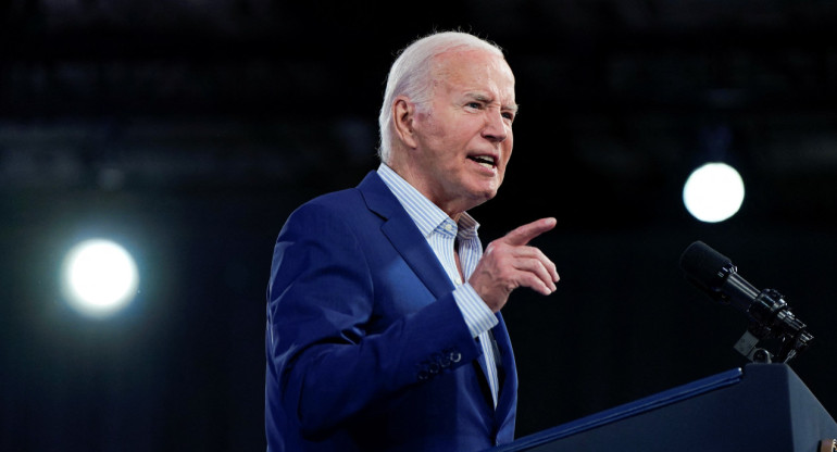 Joe Biden, presidente de Estados Unidos. Foto: Reuters